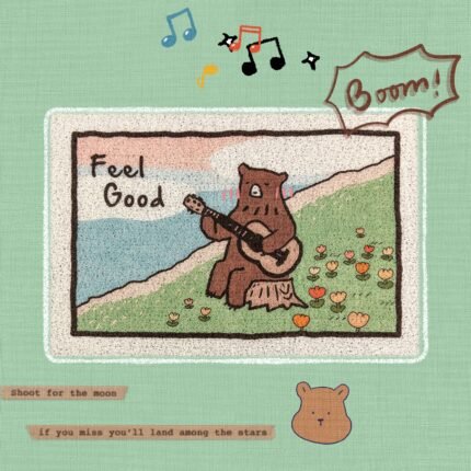 🌿 春風にのせて、のんびり気分🎸🐻